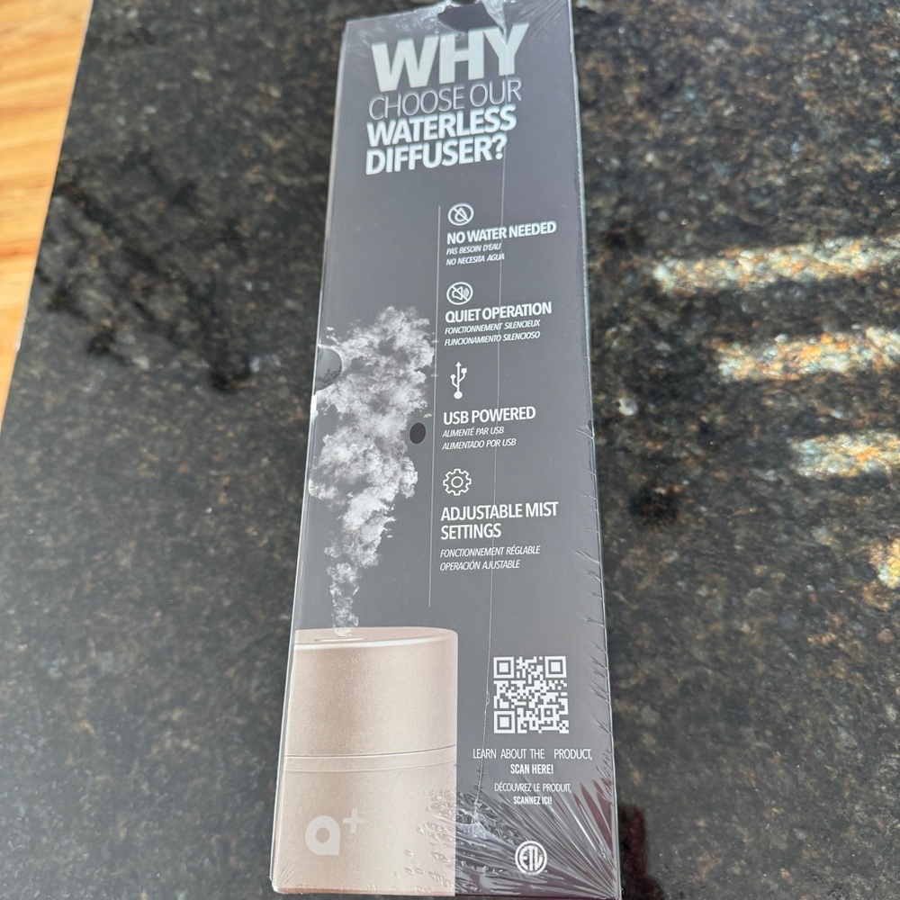 AROMAR Aromar+ Gold Waterless Aroma Essential Oil Diffuser - Picture 7 of 8